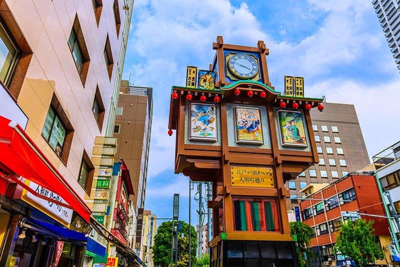 School group activities in Ningyocho